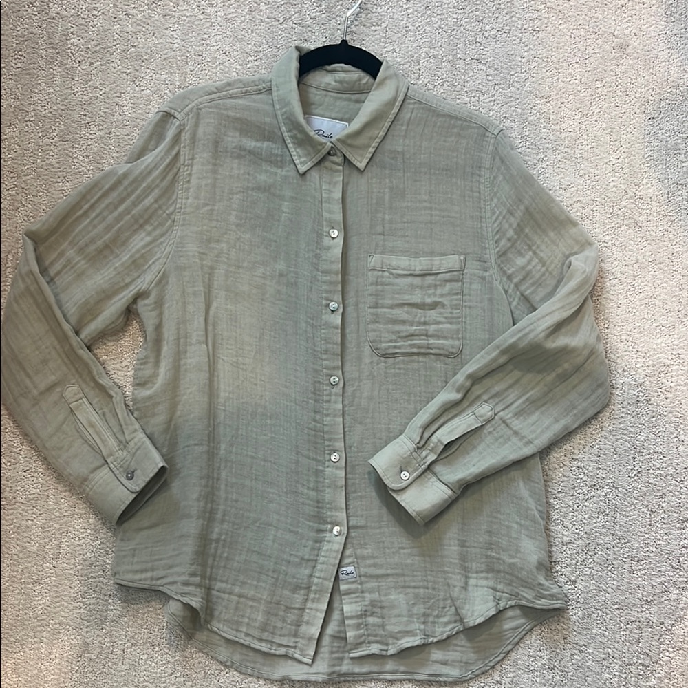 Women’s Sage Green Rails Button down Shirt